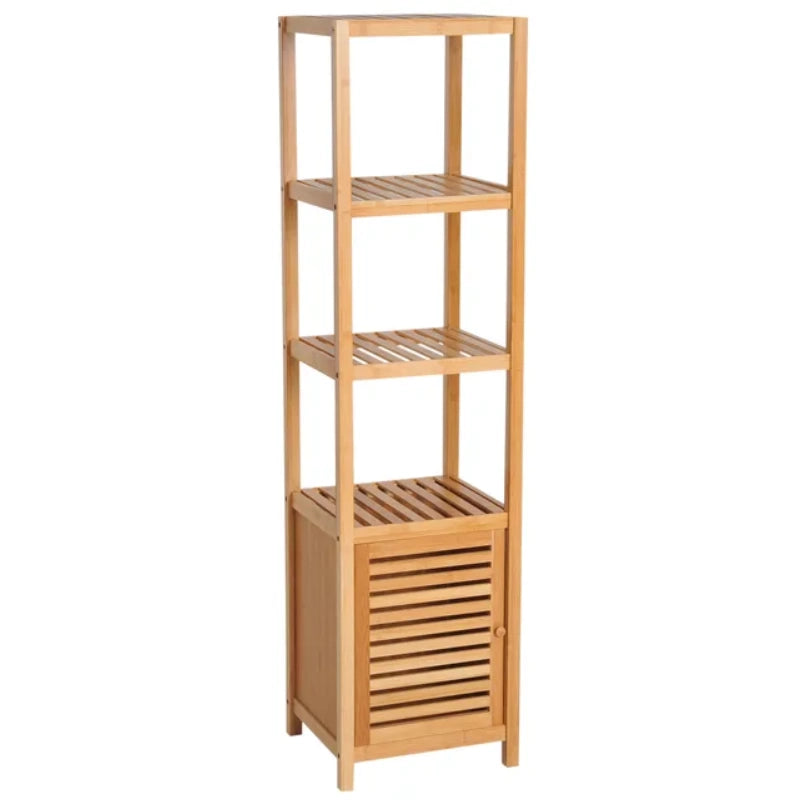 Mueble estantería de bambú