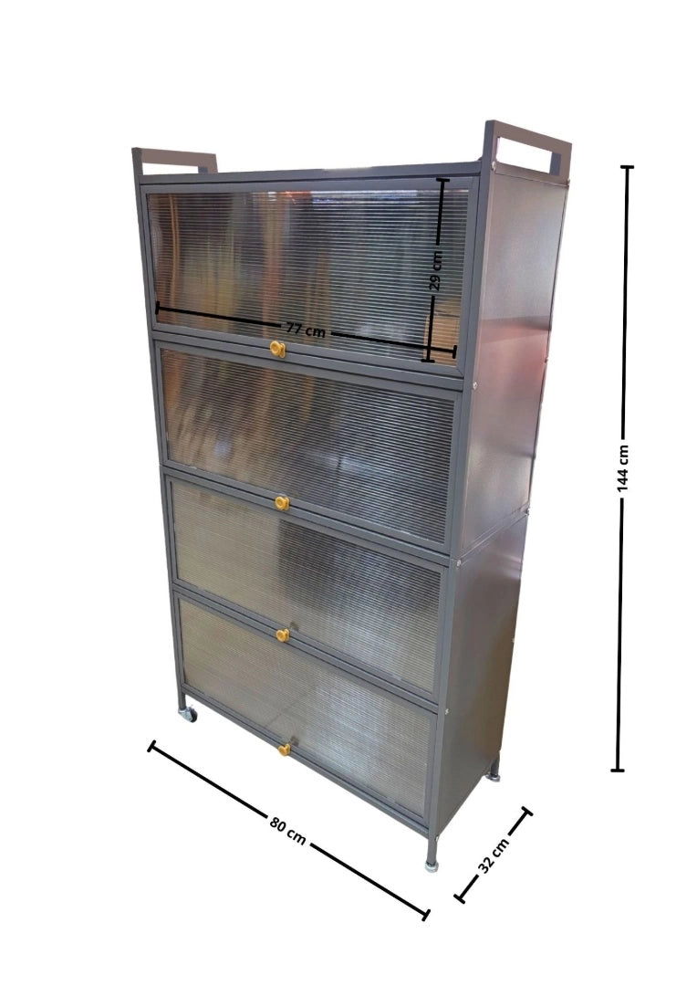 Mueble Estantería Organizador De Metal 4 Estantes