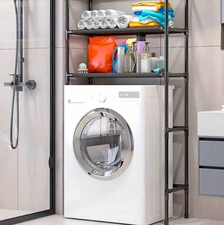Mueble Organizador Lavadora Estante Baño 3 Niveles