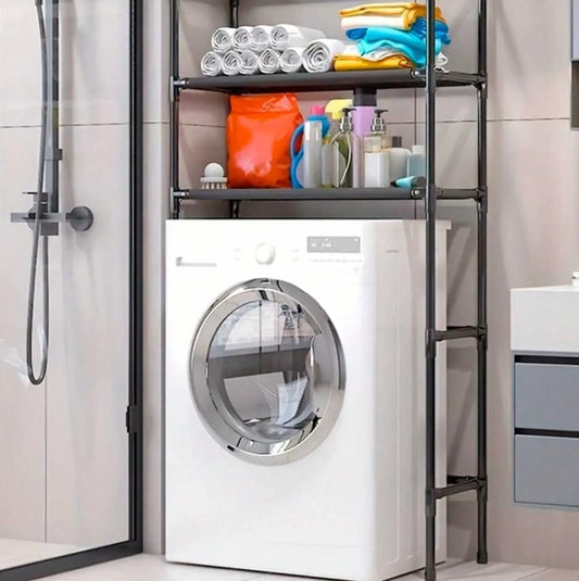 Mueble Organizador Lavadora Estante Baño 3 Niveles