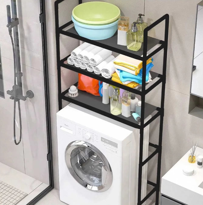 Mueble Organizador Lavadora Estante Baño 3 Niveles