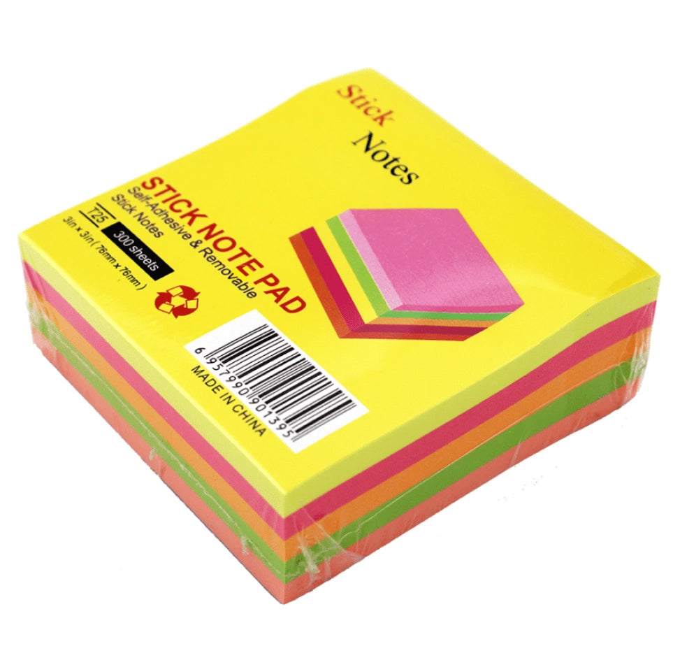 Post It Rectangular Taco Notas Adhesivas X300