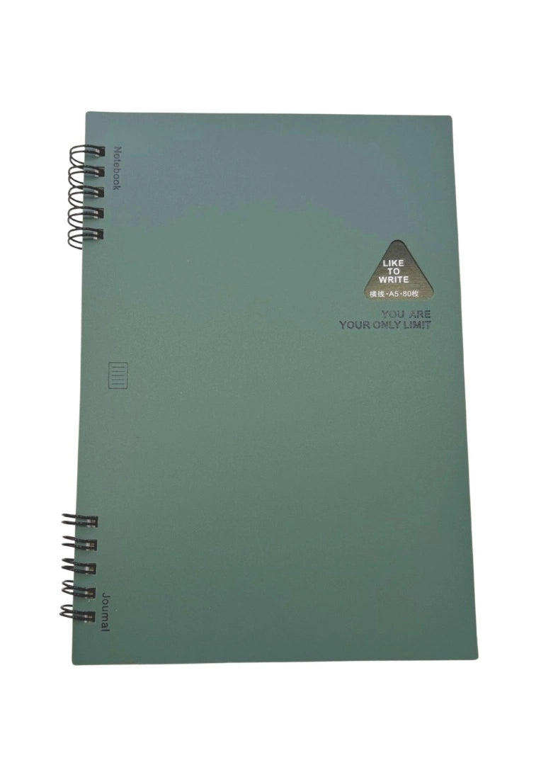 Cuaderno Agenda Tapa de PVC A5 Rayas 80 hojas