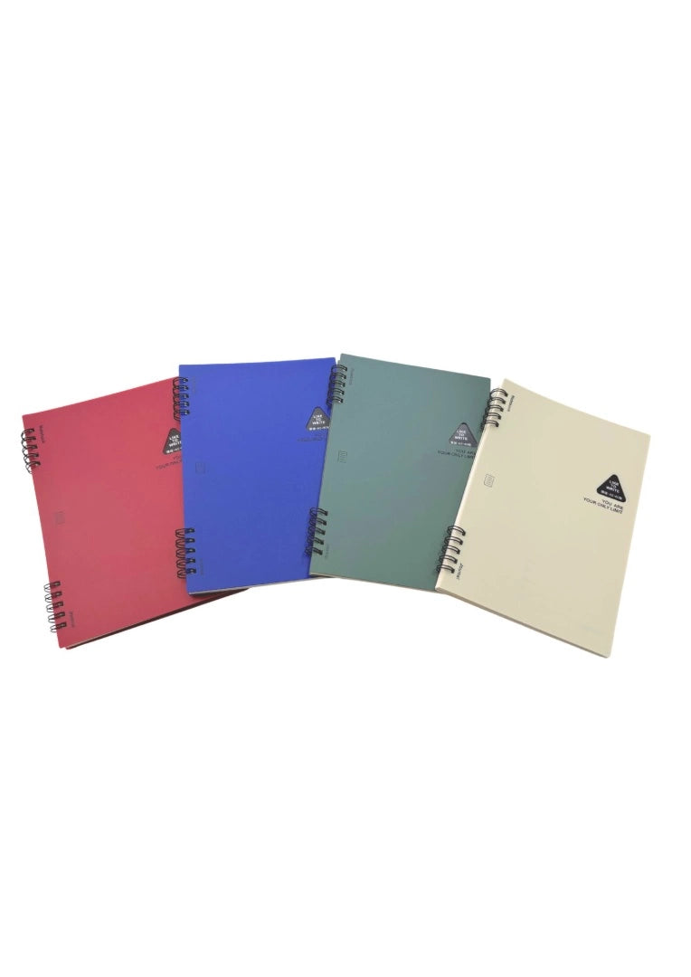 Cuaderno Agenda Tapa de PVC A5 Rayas 80 hojas