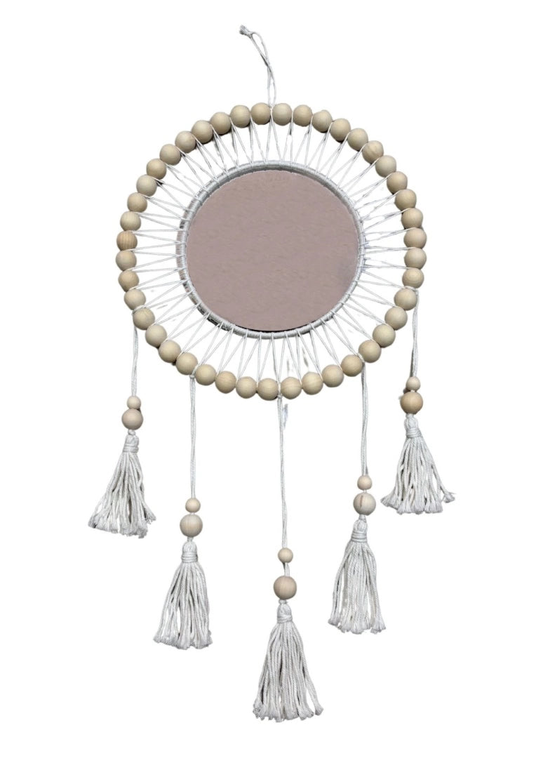 Espejo con Macramé estilo Bohemio 3 medidas
