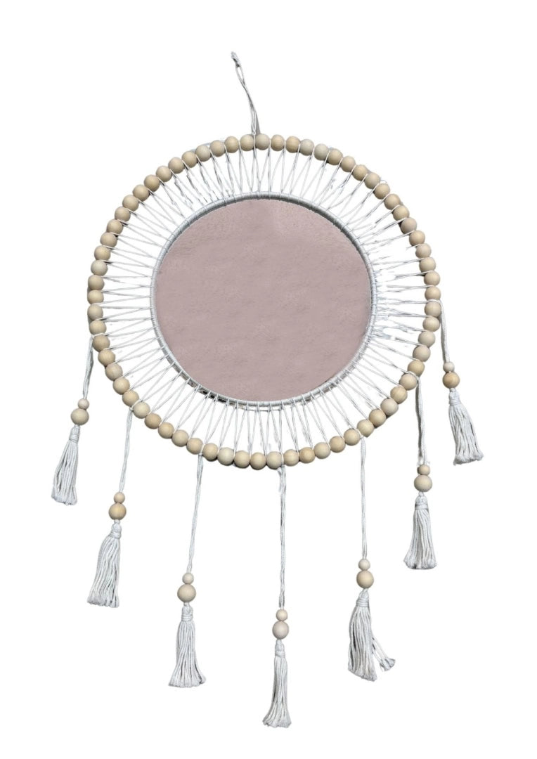 Espejo con Macramé estilo Bohemio 3 medidas