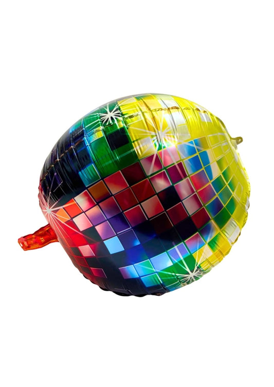 Globo Metalizado Bola Disco Redondo Multicolor