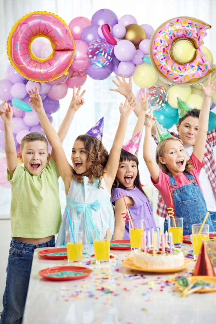 Set Globos De Dona Y Helados 121pcs Deco Fiesta