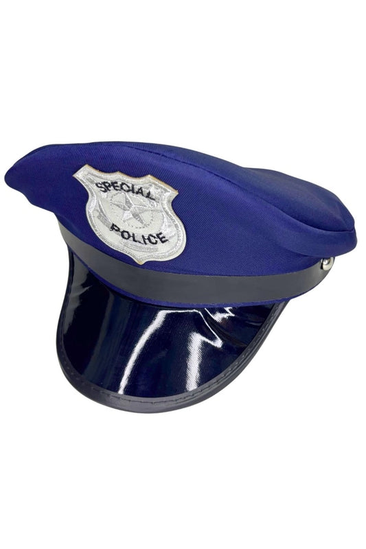 Sombrero De Policía Disfraz Policía Fiesta Cosplay Color Azul