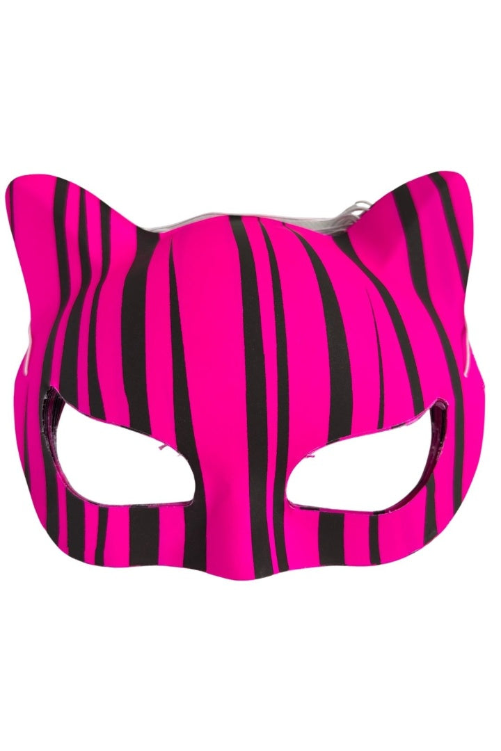Antifaz De Gato Leopardo Flúor Surtidos Pack X12