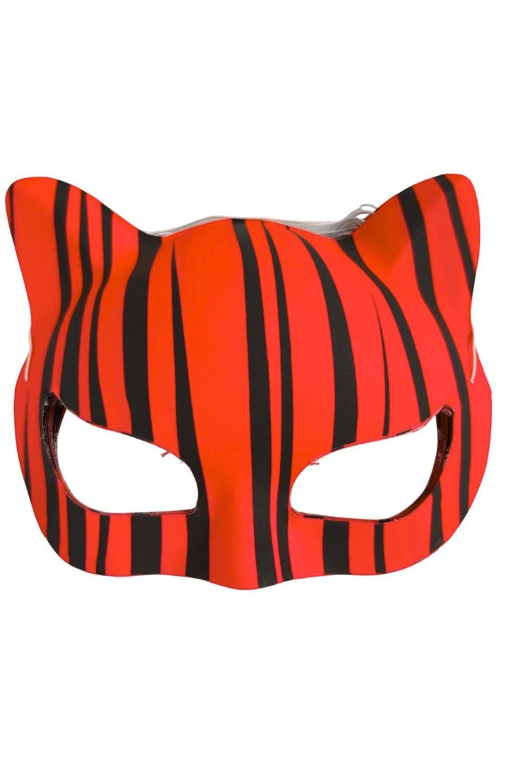 Antifaz De Gato Leopardo Flúor Surtidos Pack X12