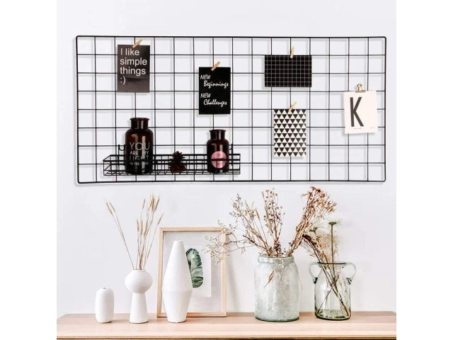 Rejilla Exhibidor Organizadora Panel Feria Comercio 120x60cm