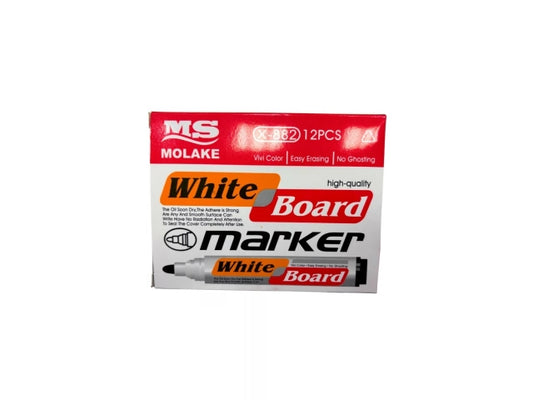 Caja X12 Marcadores Para Pizarra Molake X-882