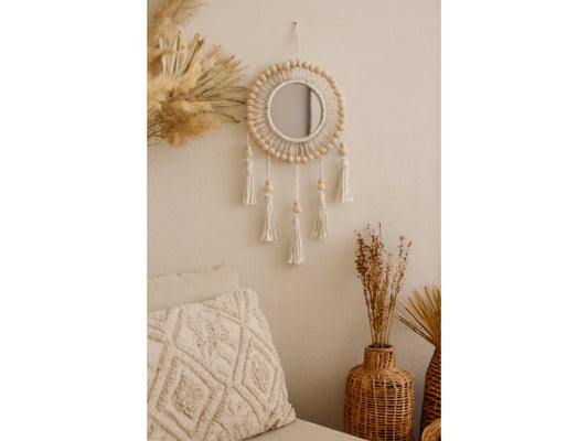 Espejo con Macramé estilo Bohemio 3 medidas