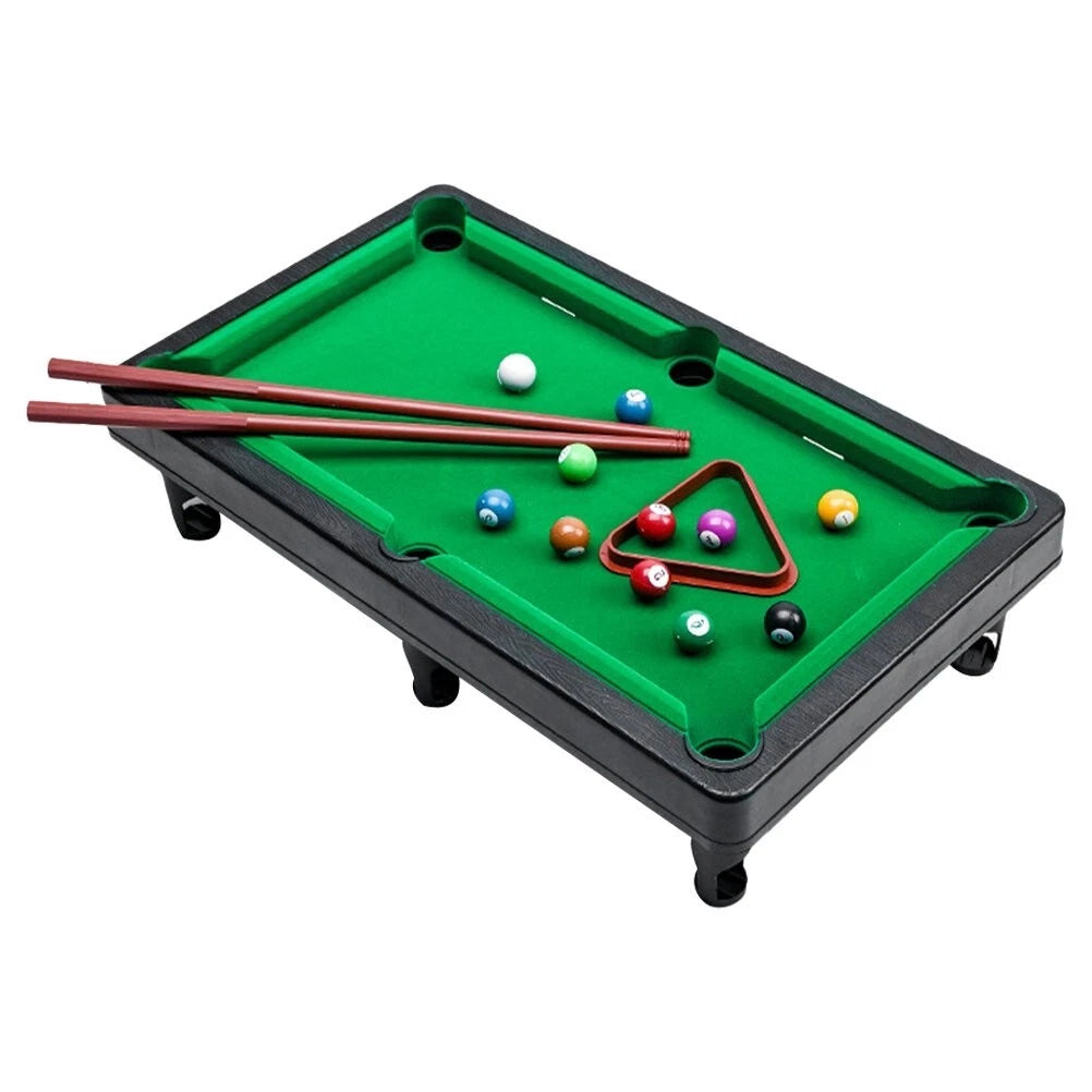 Minijuego Mesa De Billar De Juguete Portatil