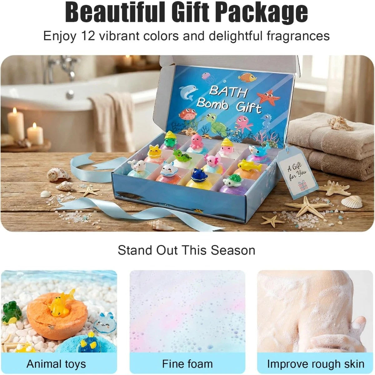 Bombas De Baño Para Niños Con Juguete Sorpresa