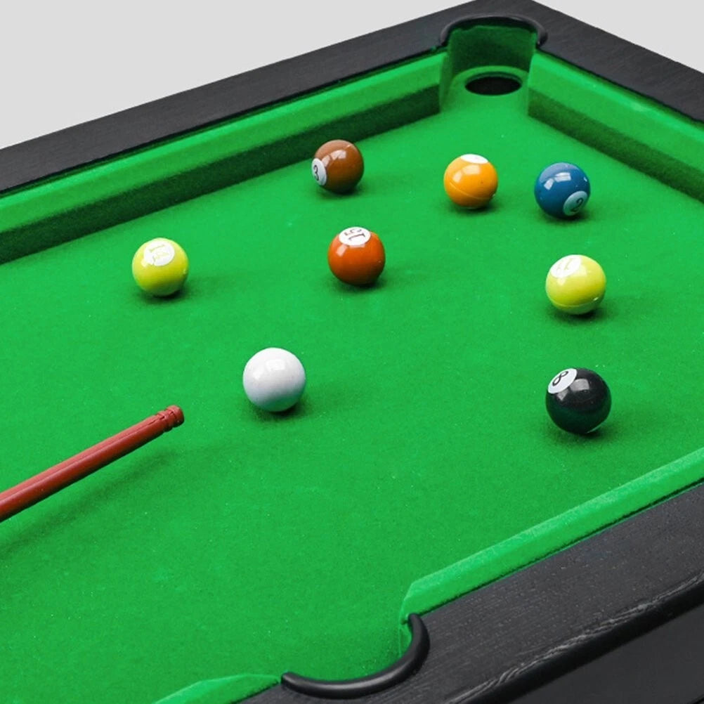Minijuego Mesa De Billar De Juguete Portatil
