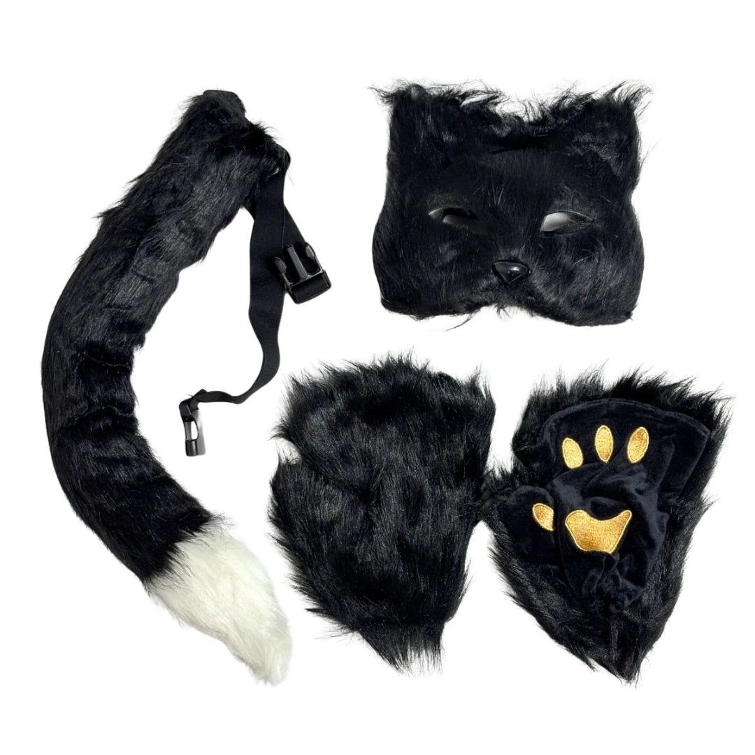Set Disfraz Animal Therian Zorro 3 Piezas
