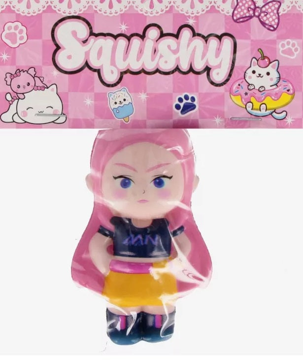 squishy de espuma guerreras kpop unidad 10cm pack x3